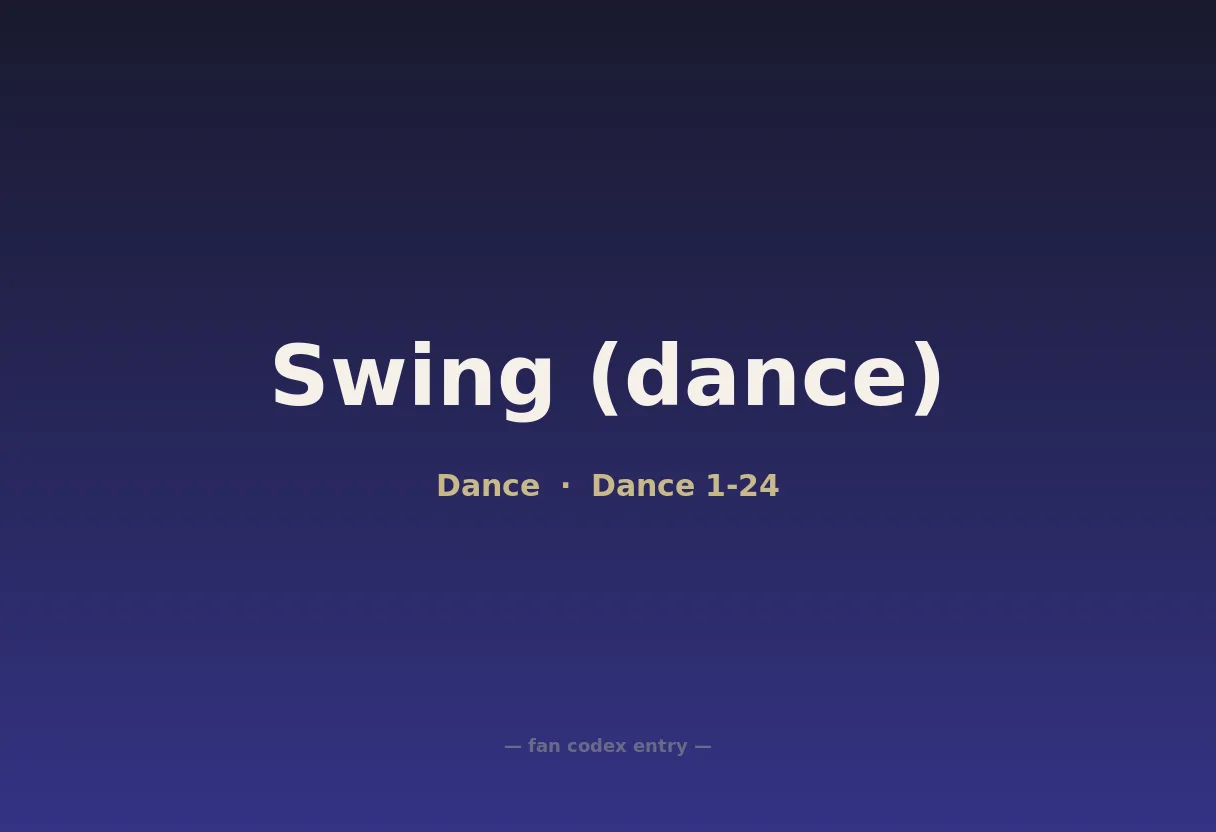 Swing (dance)